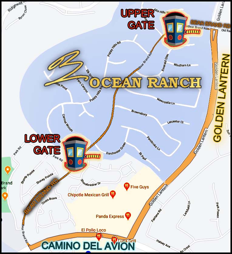 Ocean Ranch Map